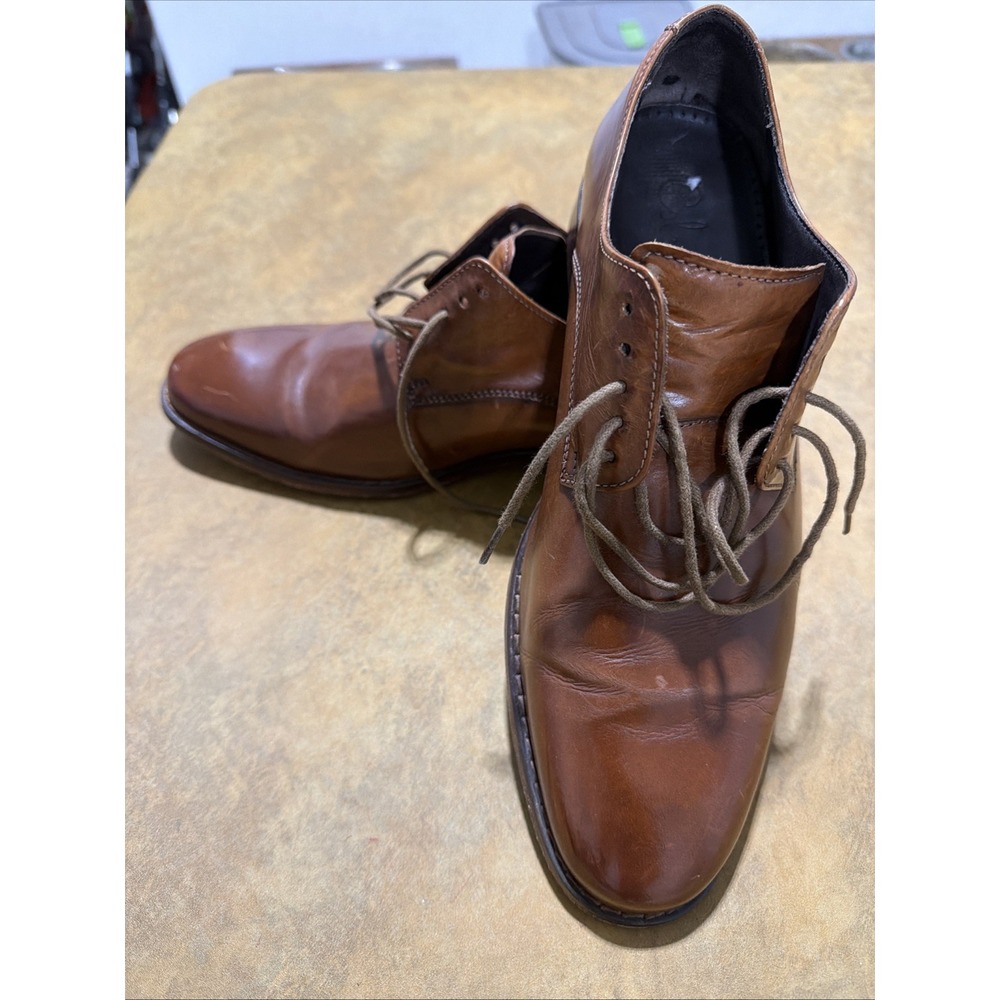 Cole Haan Air Step Shoes Men's Size 8.5 Brown Leather Oxfords Shoes C11432